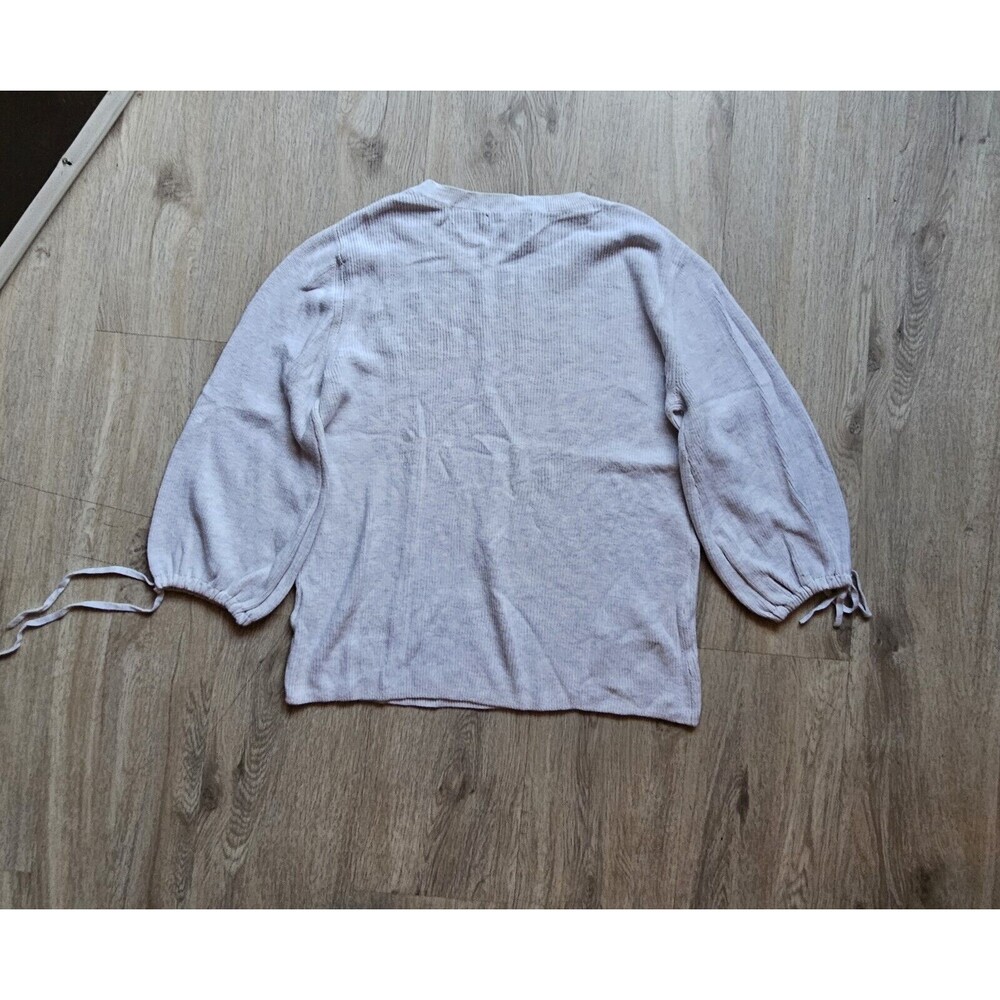 Banana Republic Tie Sleeve Crew Neck Sweater Size Medium - Picture 7 of 7